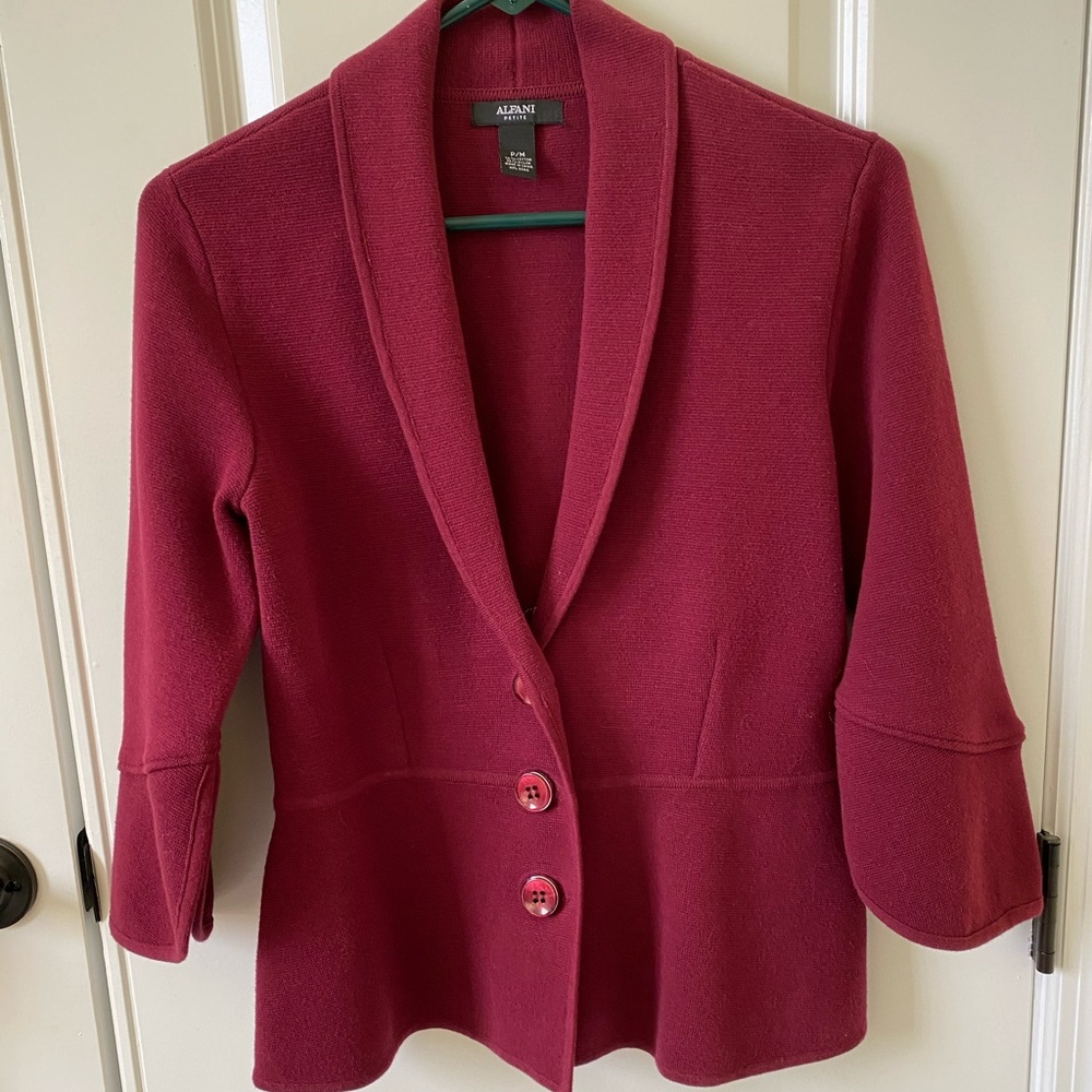 Alfani maroon jacket. Size PM.